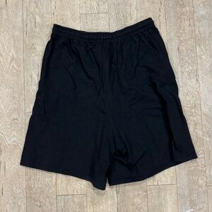 Vintage Spalding Activewear Shorts Black Size Large